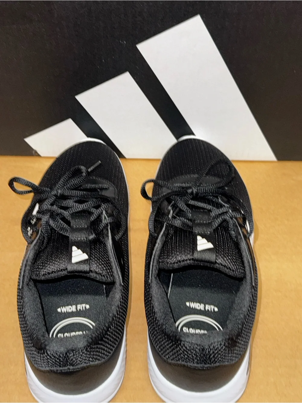 Adidas Cloudfoam Flex - Laces Black Sneaker, women’s Size 8, 1955469 - NEW